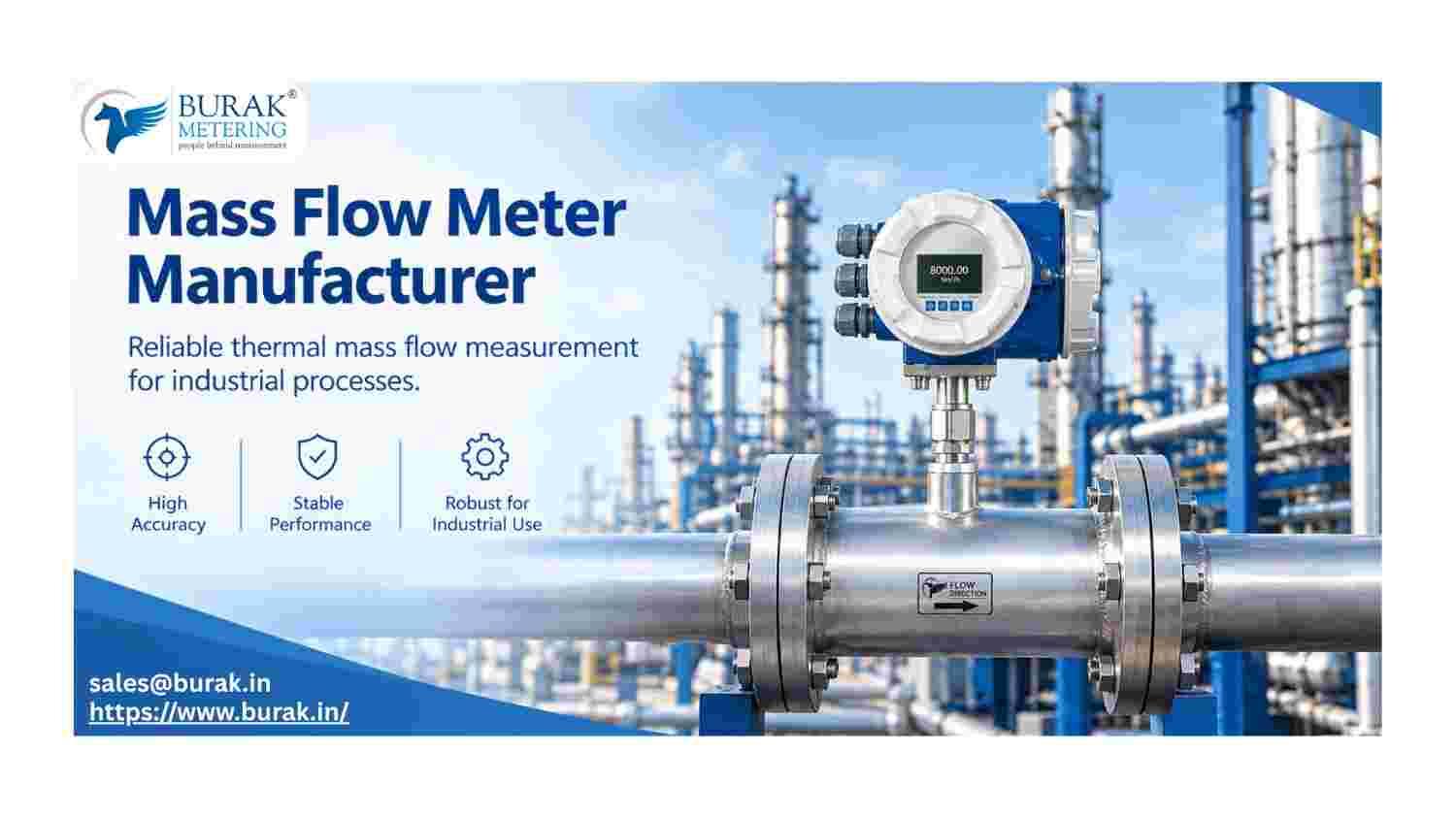 Mass Flowmeter Manufacturer for Industrial Applications