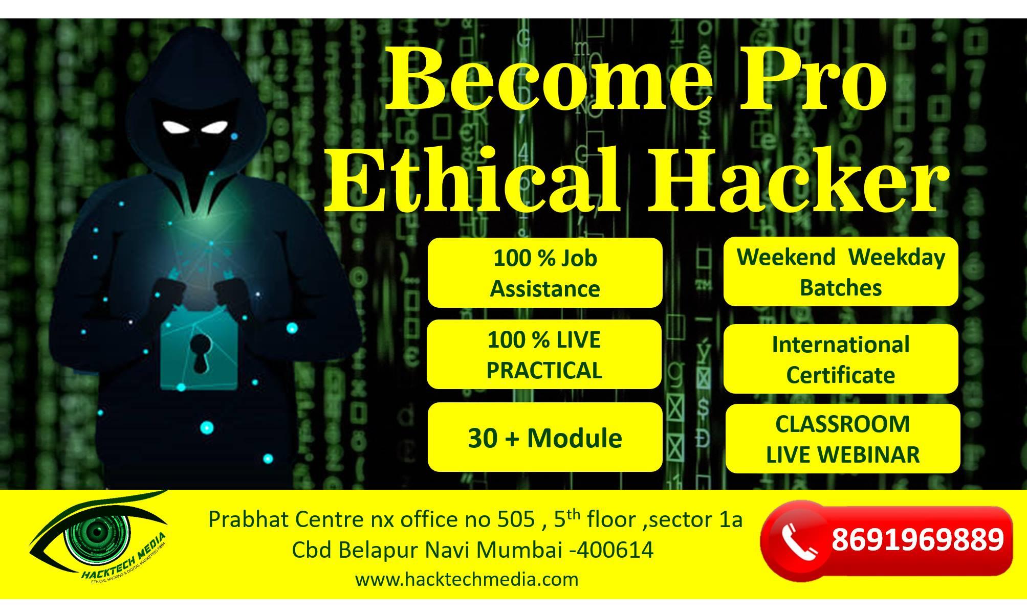 Government-approved Ethical hacking Course Become Certified Ethical hacker with Hacktechmedia