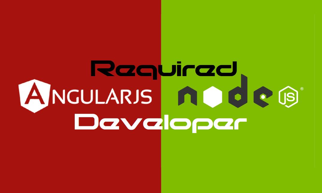 Required Node.js and Angular Developer