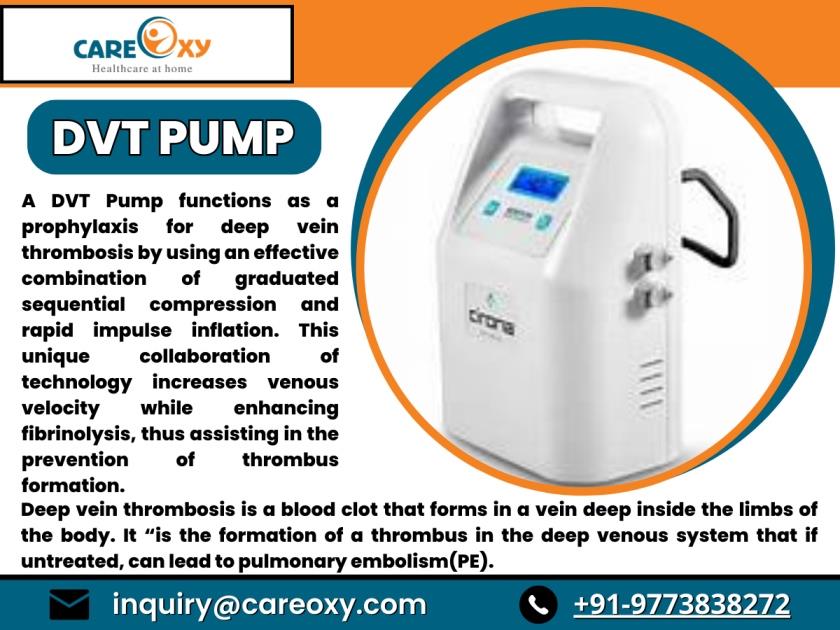 DVT Pump on Rent for Effective Deep Vein Thrombosis Treatment