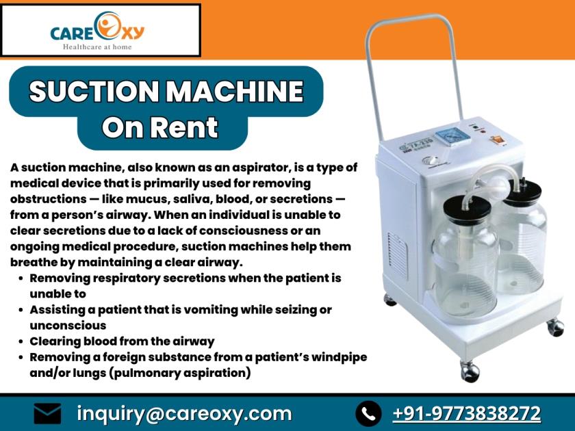 Suction Machine on Rent - Efficient and Reliable Solution