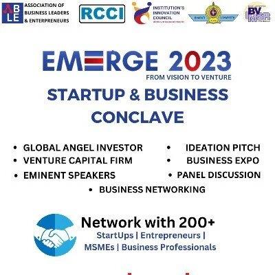 EMERGE 2023 STARTUP &amp; BUSINESS CONCLAVE